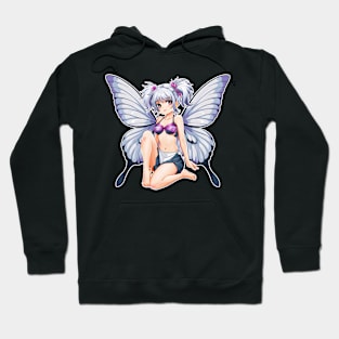 Moth Girl anime, cute giant monster kawaii anime tee Hoodie